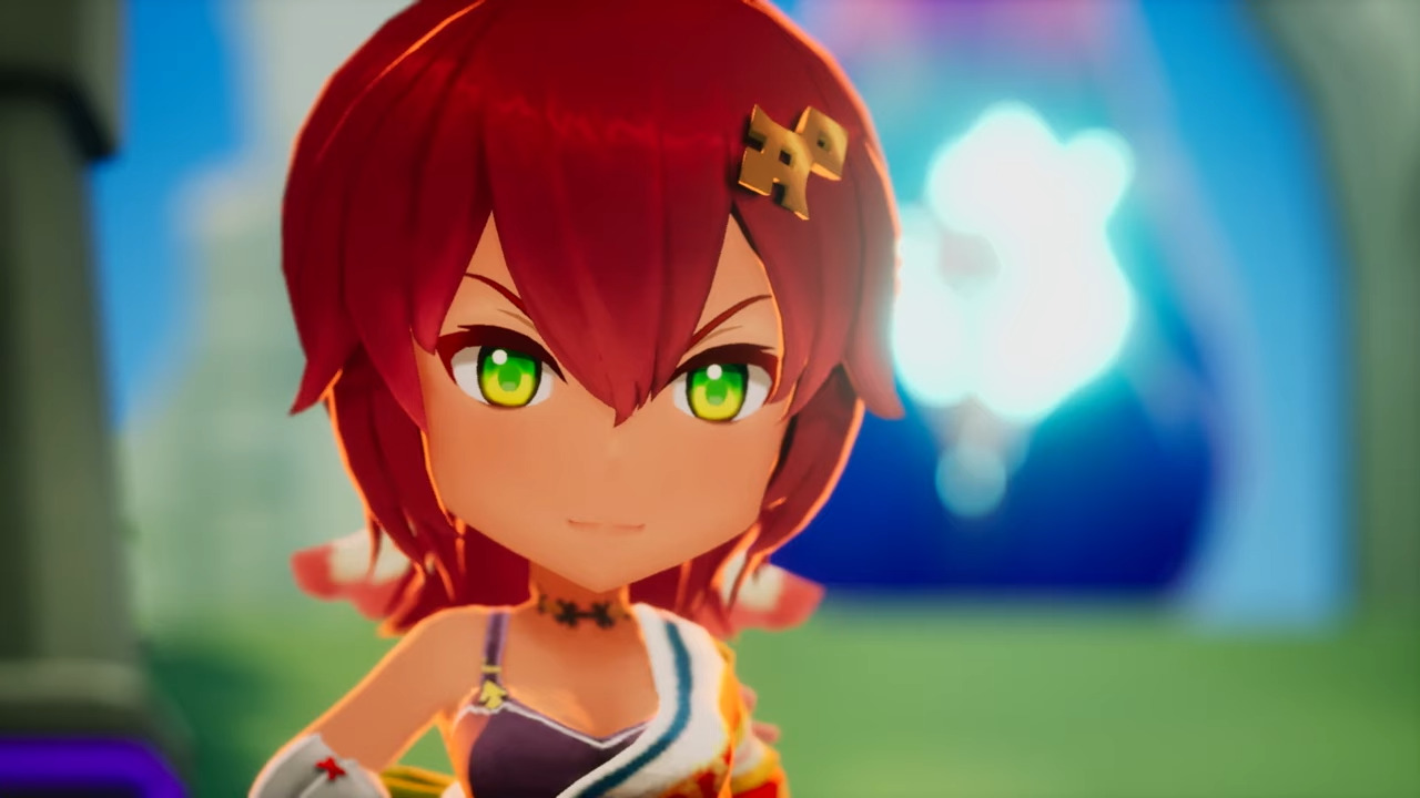 A character from Silent Hope looking at the camera against a blurred background
